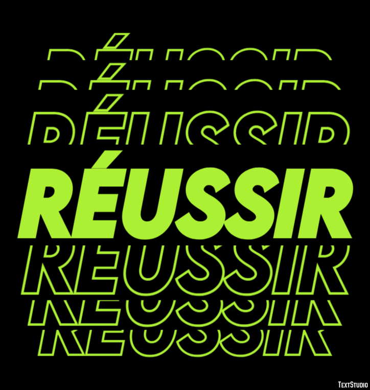 Réussir Effet de Texte