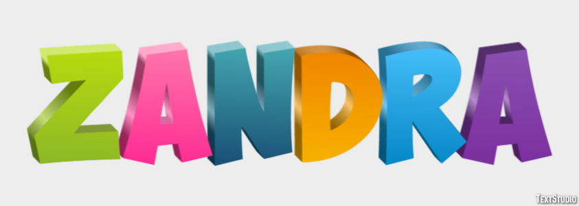 Zandra Text Effect