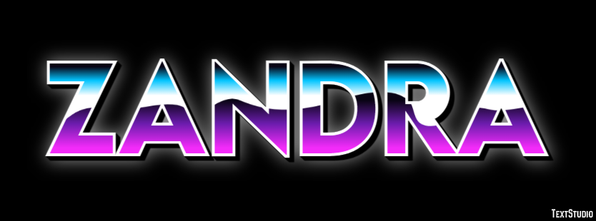 Zandra Text effect