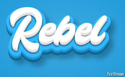Rebel Text effect