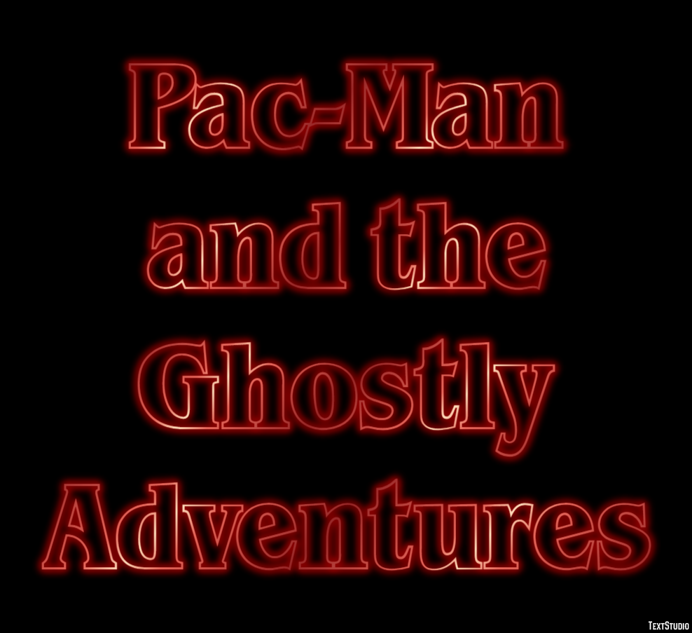 Pac-Man and the Ghostly Adventures Text effect