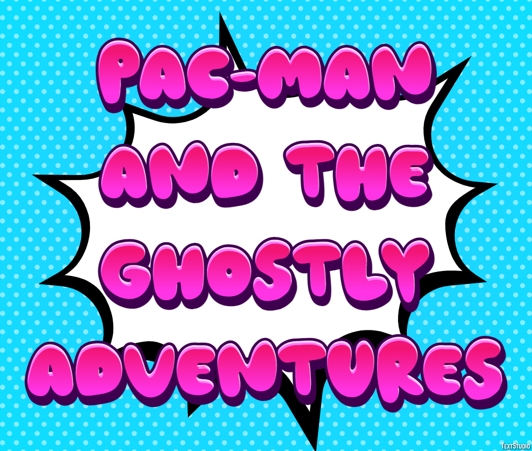Pac-Man and the Ghostly Adventures Text Effect