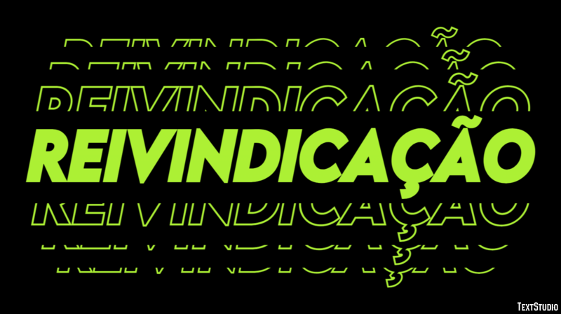 Reivindicação Tekst Effect