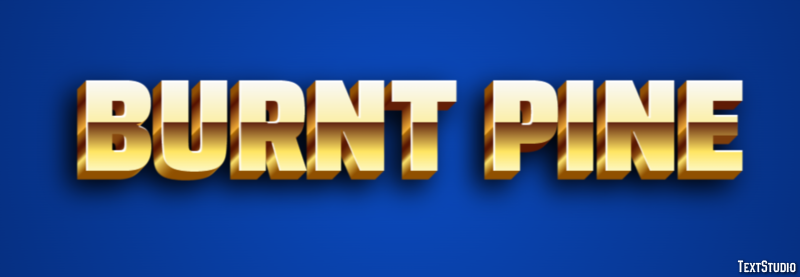 Burnt Pine Эффект текста