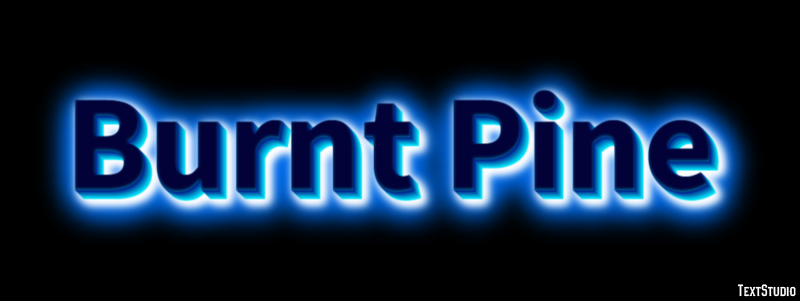 Burnt Pine Efekt tekstowy