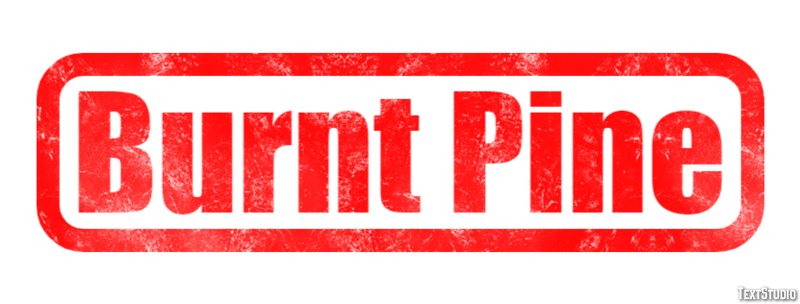 Burnt Pine Efeito de texto