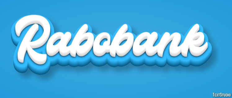 Rabobank Efeito de texto