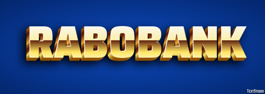 Rabobank Efeito de texto