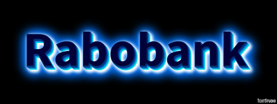 Rabobank Текстовый эффект