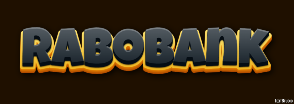 Rabobank Efeito de texto