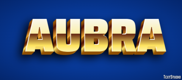 Aubra Эффект текста