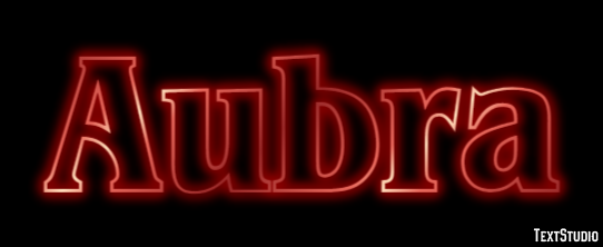 Aubra Text Effect