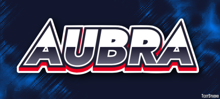 Aubra Text Effect