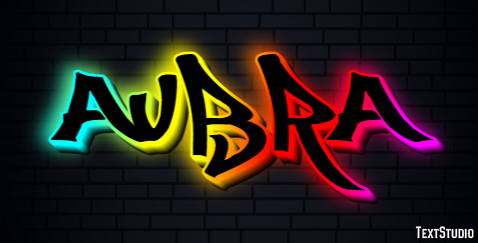 Aubra Text Effect