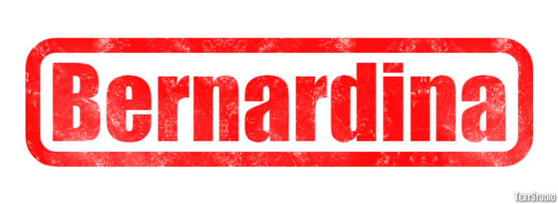 Bernardina Efekt tekstowy
