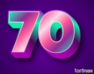 70 Effetto testo