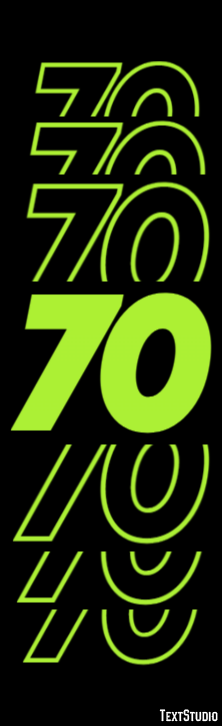 70 Effetto testo