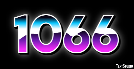 1066 Text effect