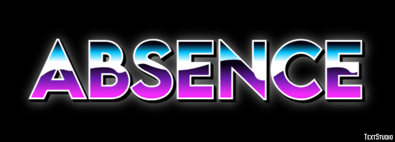 Absence Text Effect