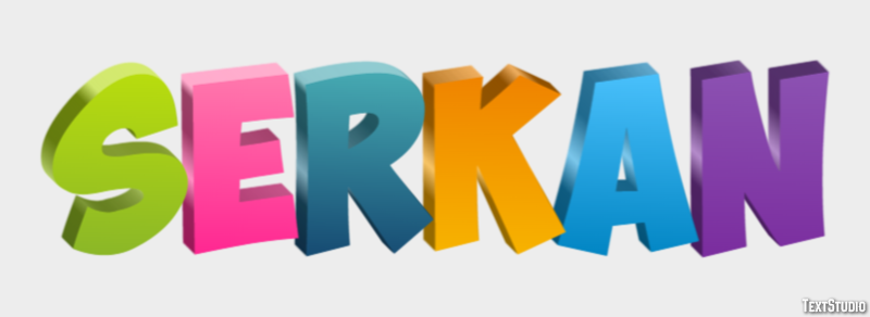 Serkan Text Effect