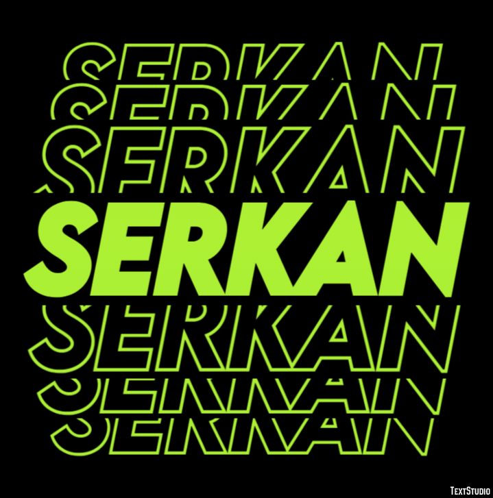 Serkan Texteffekt