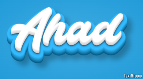 Ahad Text Effect