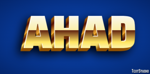 Ahad Text Effect