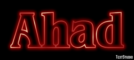Ahad Text Effect