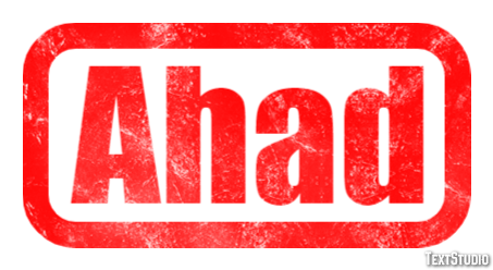 Ahad Text effect