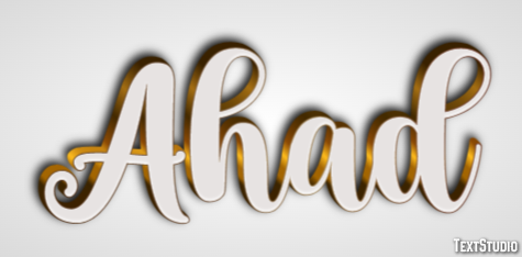 Ahad Text Effect