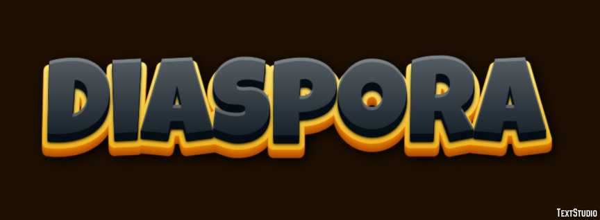 Diaspora Efecto de texto