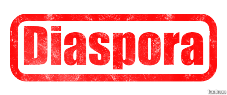 Diaspora Texteffekt