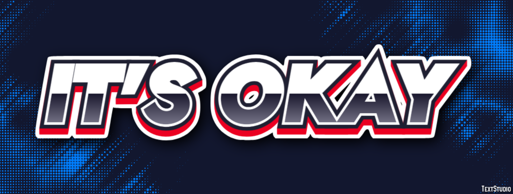 It's okay Text Effect