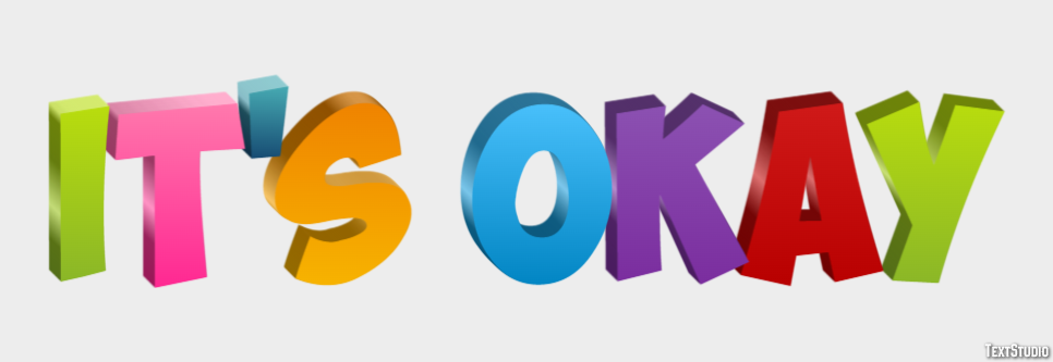 It's okay Texteffekt