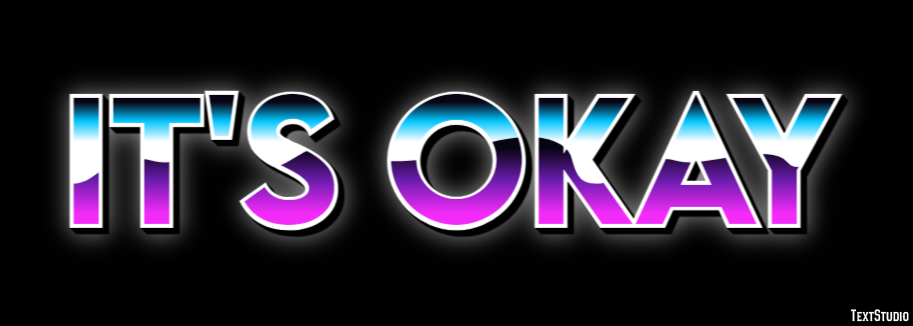 It's okay Text Effect