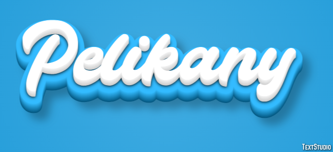 Pelikany Efekt tekstowy
