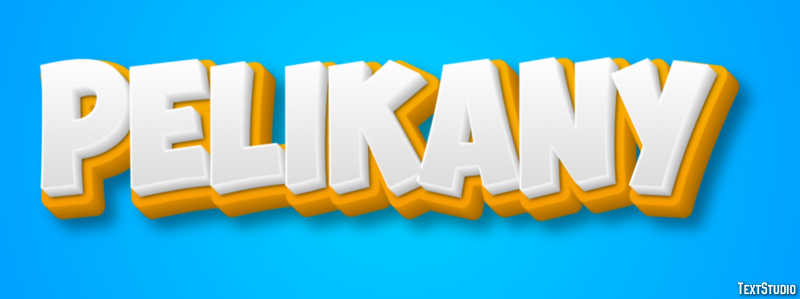 Pelikany Efekt tekstowy