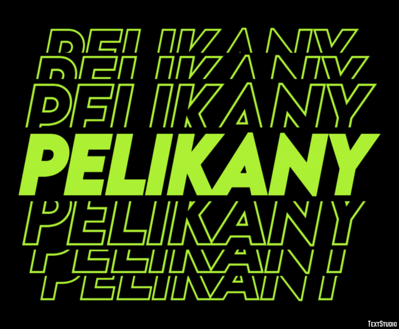 Pelikany Efekt tekstowy