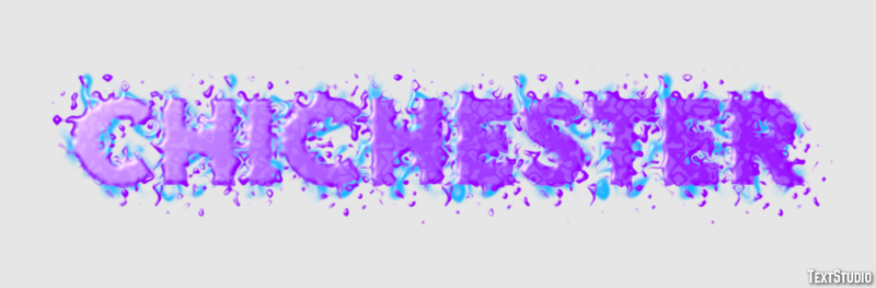 Chichester Texteffekt