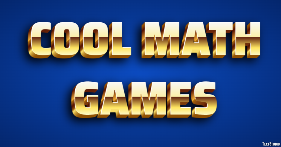 Cool Math Games Text Effect