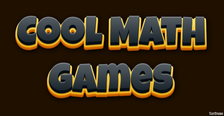 Cool Math Games Text Effect