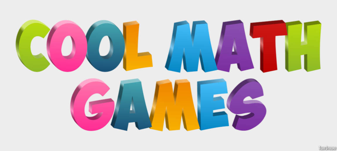 Cool Math Games Text Effect