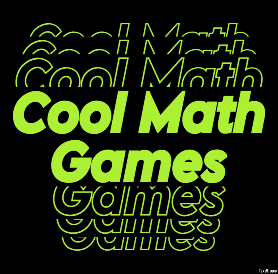 Cool Math Games Text Effect