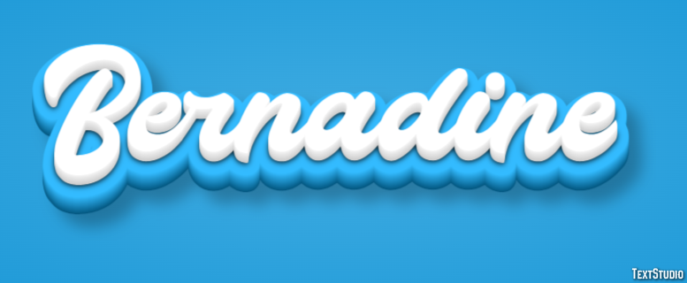 Bernadine Text Effect
