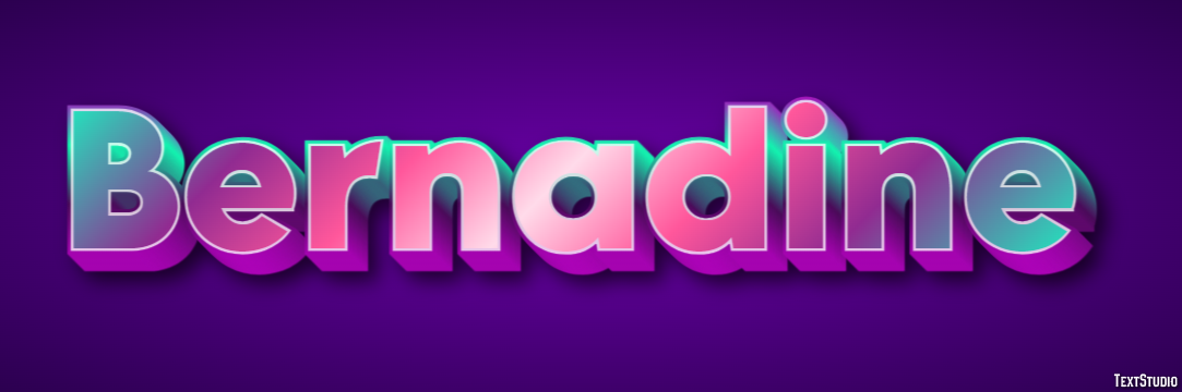 Bernadine Text Effect