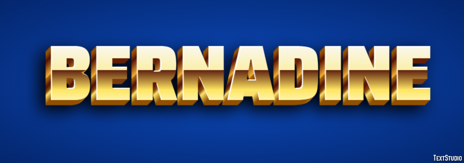 Bernadine Text effect