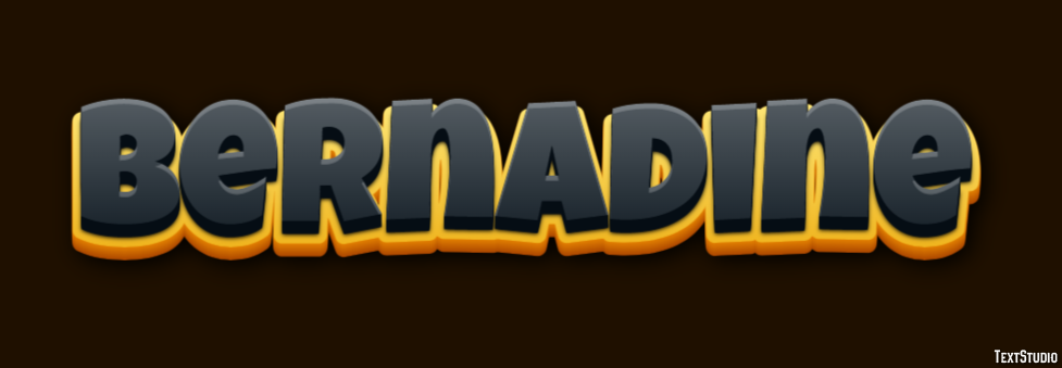 Bernadine Text Effect