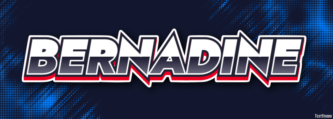 Bernadine Text effect
