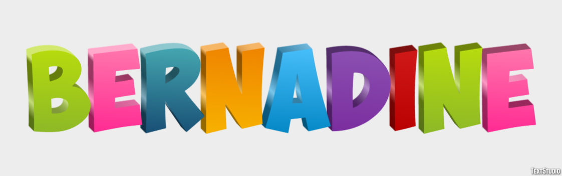 Bernadine Text effect