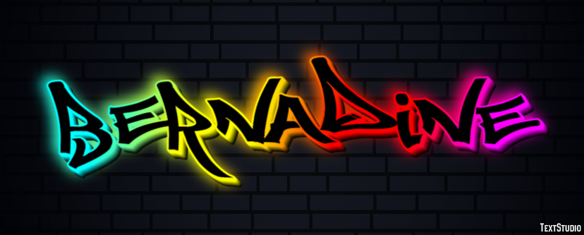 Bernadine Text effect